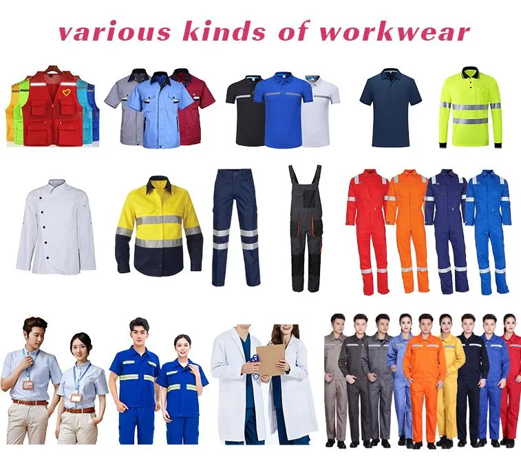 Safety Uniform Suit Long-Sleeved Protective Workshop Anti-Static Work Clothes