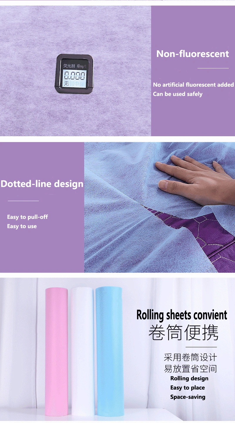 PP Disposable Bedding Non Woven Fabric Bed Sheet for Hospital