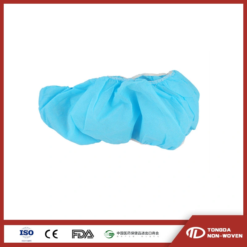 Medical Anti Slip Overshoes Non Woven Disposable Medical Shoe Covers