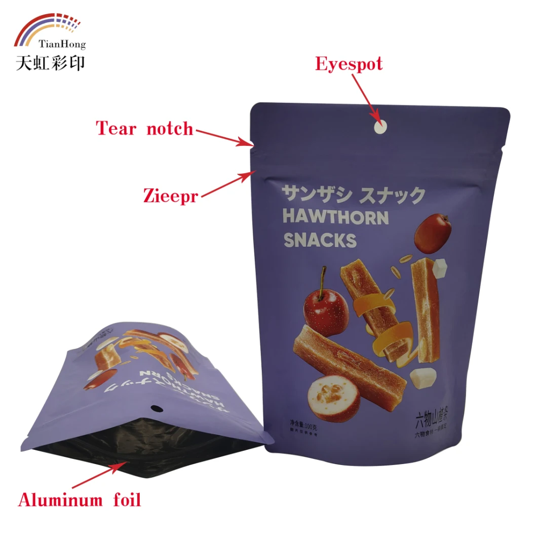 High Quality Zipper Stand up Pouch Food Packing -Package -Packaging Bags for Food / Nut / Candy /Biscuit /Snack/Coffee Bean /Tea/ Grains