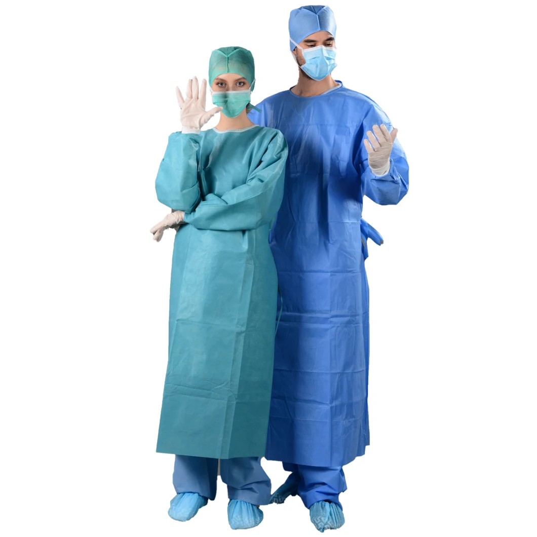 Medical Nonwoven SMS SMMS Surgical Gown, Hospital Surgeon Gowns