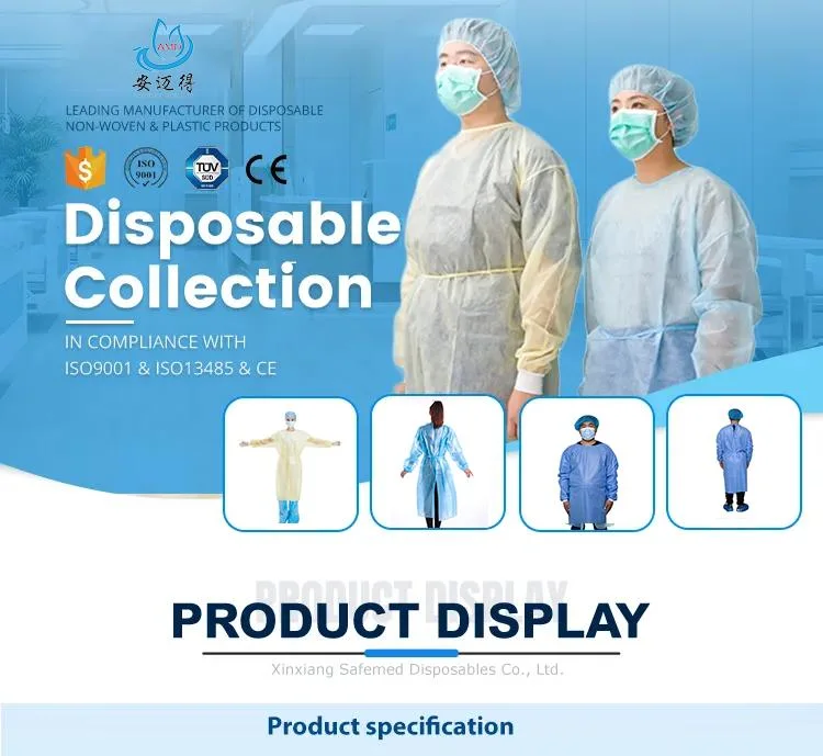 Medical Supplies Sterile Disposable Hospital Operating Surgical Wholesale Level 1 2 3 Protective Isolation Gown