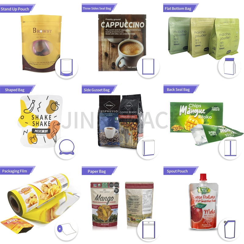 Wholesale Eco-Friendly Food Grade Coffee Tea Powder Nuts Snack Food Peanut Packaging Stand Flat Bottom Bag Biodegradable Brown Kraft Paper Bag with Zipper