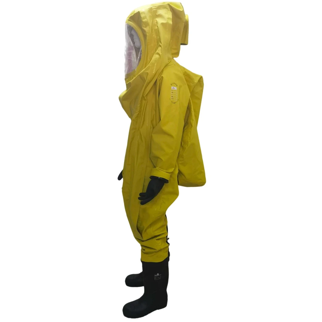 Class a Gas Dense Fully Enclosed Chemical Protective Clothing