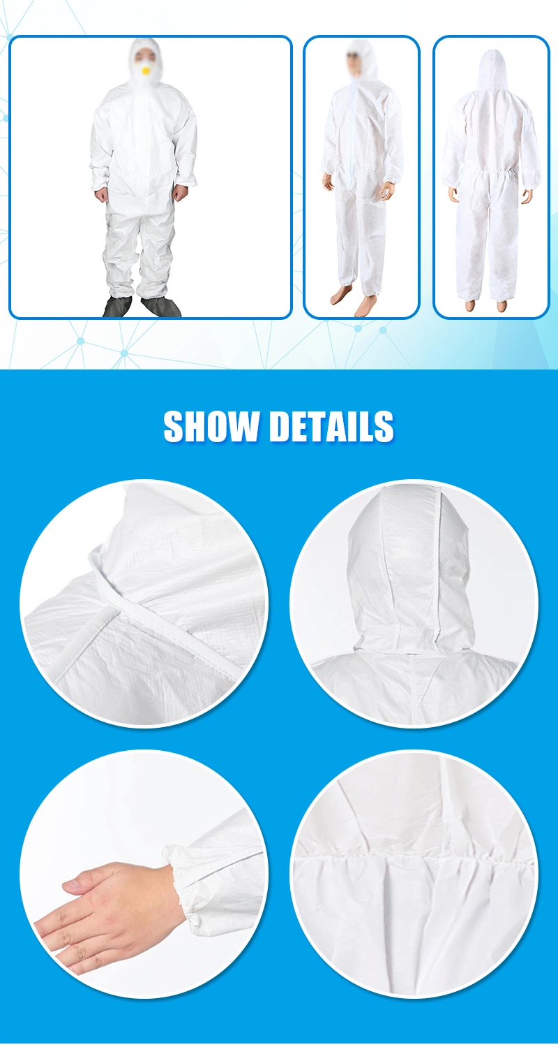 Disposable Coverall/Protective Clothing for Agriculture/Construction/Food Processing/Mining/Oil/Gas Industry