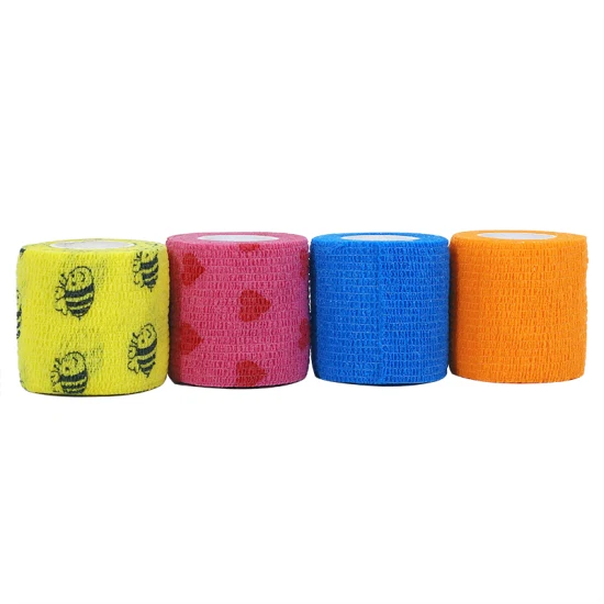 Custom Medical Polyester Sports Tape Elastic Bandage Wrap
