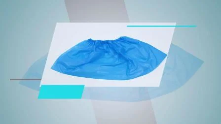 Disposable Antistatic Cleanroom Waterproof CPE Plastic Surgical Medical Non-Slip Boot Shoe Cover for Hospital Daily Protection