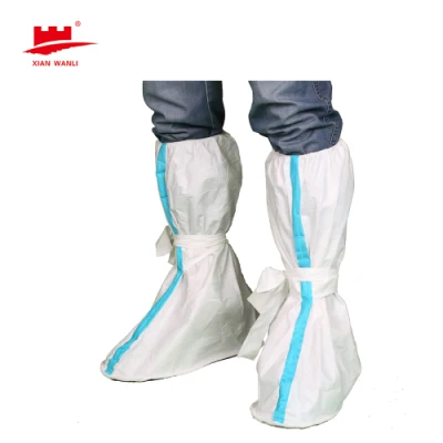 Suitable for Family Hospital Multi-Scene Waterproof Non-Woven Protective Boot Shoe Cover Waterproof Motorcycle Shoe Cover/Boot Cover