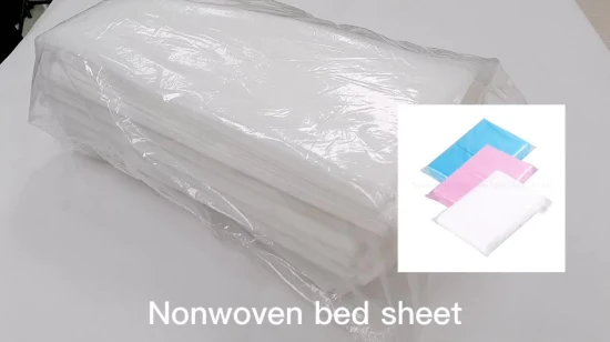 Amazon Hot Sell Manufacturer Wholesale Bedsheet Nonwoven Bedsheet